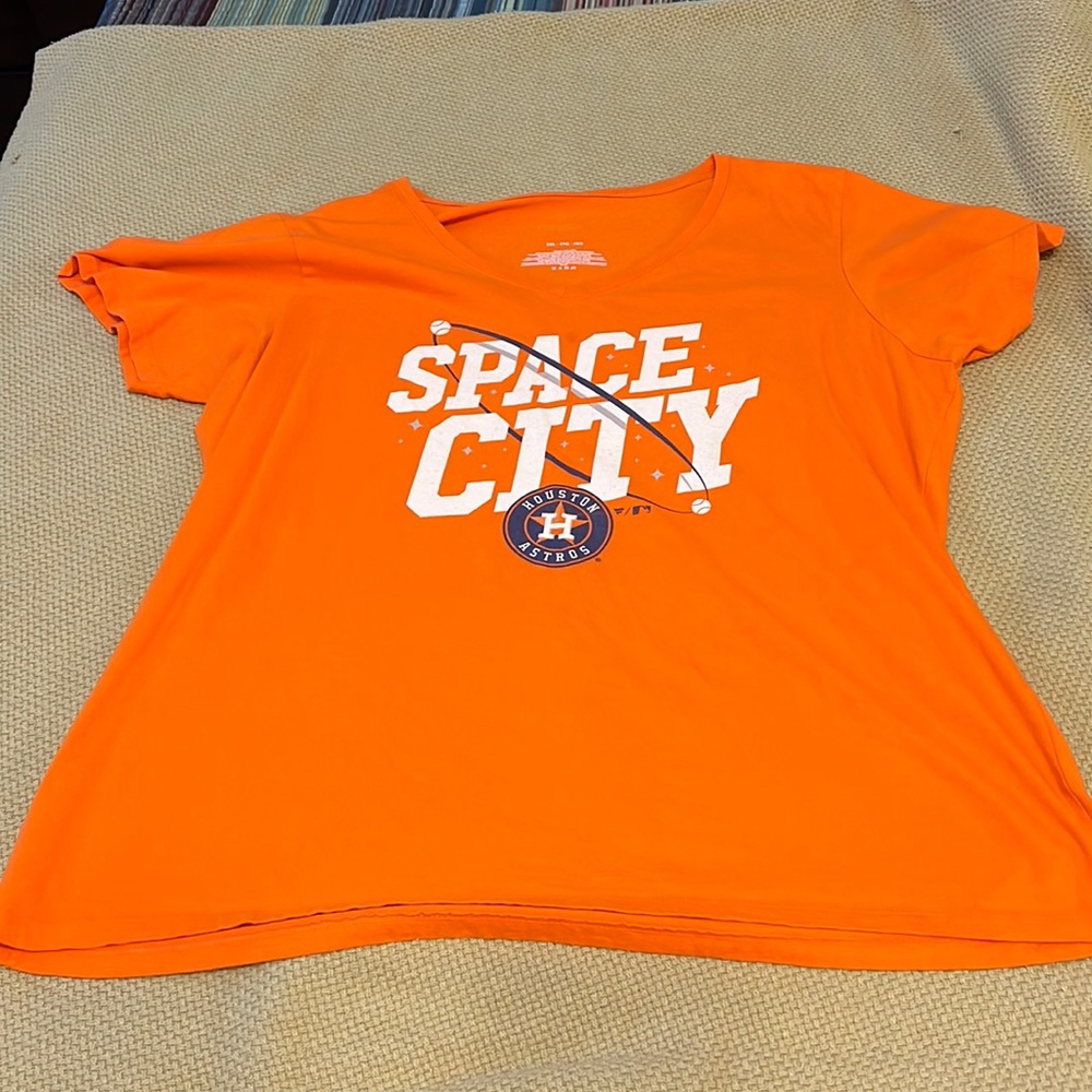 Orange Astros Space City T-Shirt